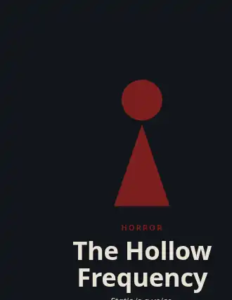 The Hollow Frequency — Film & Noir poster template