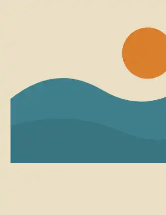 Costa Serena — Art Deco & Travel poster template