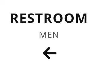 RESTROOM — Wayfinding — Wayfinding template