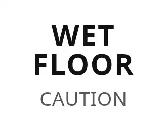WET FLOOR — Safety — Safety template