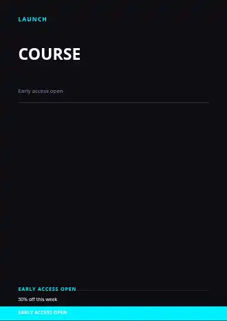 COURSE DROP — Creator Economy template