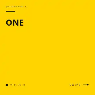 ONE THING — News, Alerts & Quotes social template