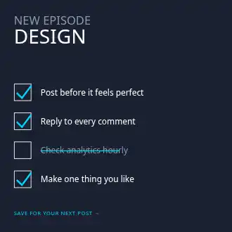 DESIGN SYSTEMS — Product & Podcast social template