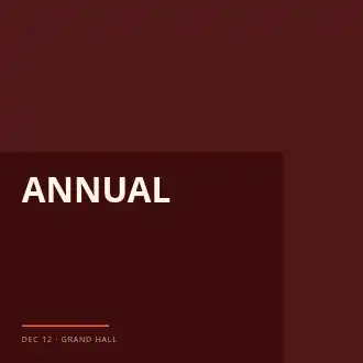 ANNUAL NIGHT — Corporate Social social template