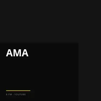 AMA TONIGHT — Creator Economy social template
