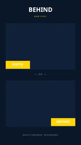 BEHIND THE SCENES — Creator Economy social template