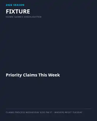 FIXTURE LIST — Stats & Schedules template
