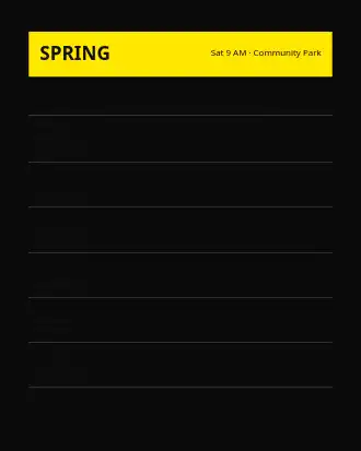 SPRING KICKOFF — Game Day & Match Posters template