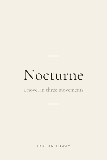 Nocturne — Fiction & Literary book cover template