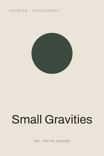 Small Gravities — Nonfiction & Cookbooks book cover template
