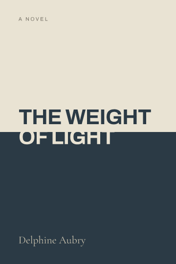 The Weight of Light — Fiction & Literary book cover template
