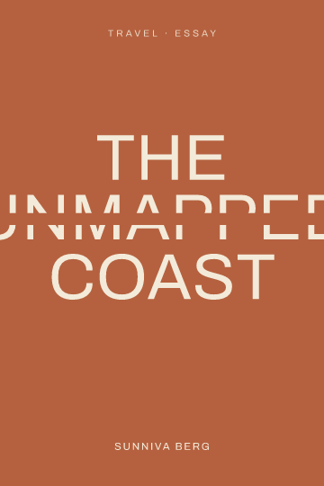 The Unmapped Coast — Nonfiction & Cookbooks book cover template