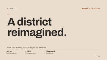 Terra Planning — City council — City council template